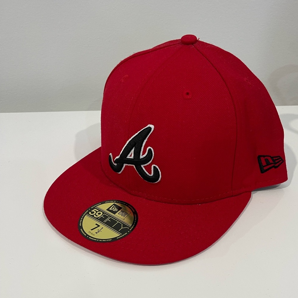 Red New Era Cap Atlanta braves